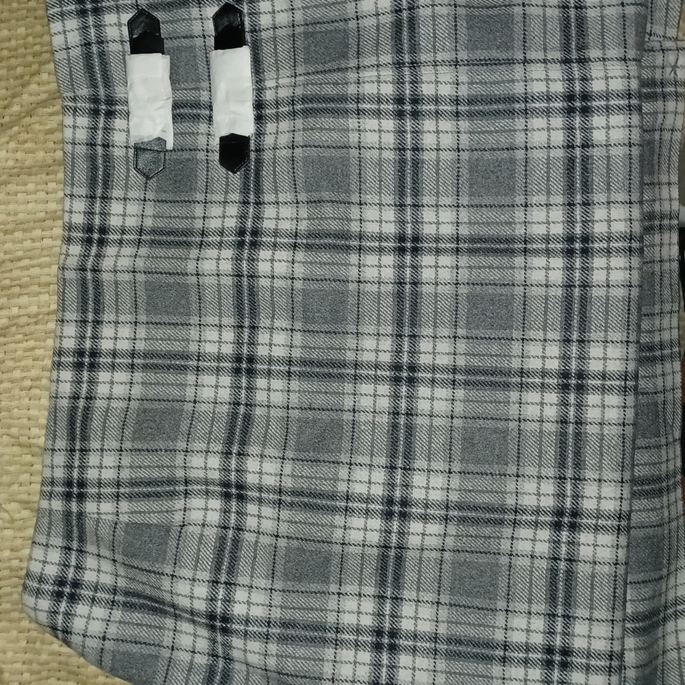 Plus-sized Women Plaid Skirt